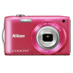 尼康（Nikon）COOLPIX S3300数码相机(1600万像素 6倍光学变焦 2.7寸液晶屏 光学防抖)