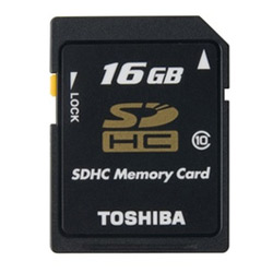 东芝（TOSHIBA）16GB SDHC高速存储卡（CLASS 10）